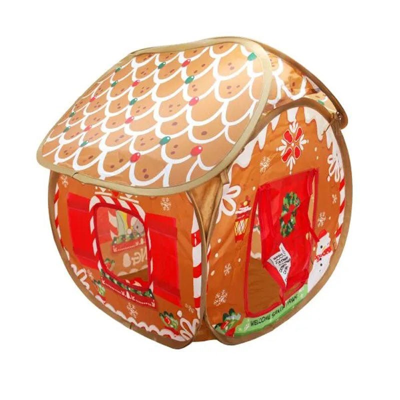 KONG® Holiday Play Spaces Gingerbread Cat Bungalow - CreatureLand
