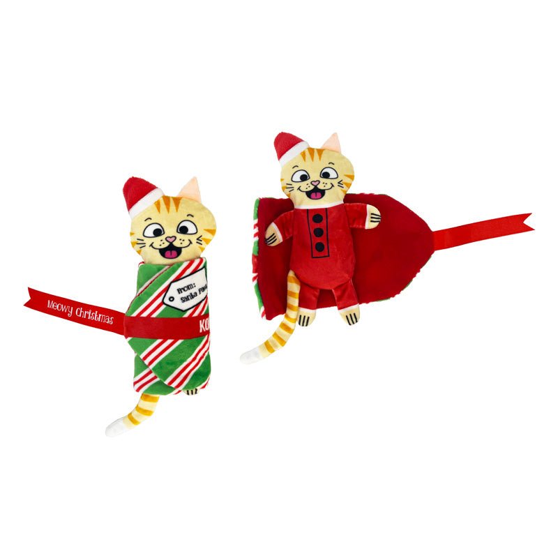 Red Meowy Christmas Bottle Outfit - World Market