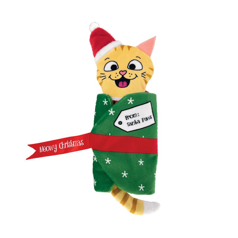 KONG® Holiday Pull-A-Partz Present Catnip Toy (Assorted Design) - CreatureLand
