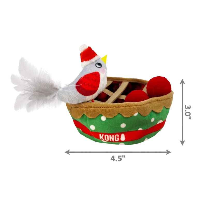 KONG® Holiday Puzzlements Pie Catnip Puzzle Toy - CreatureLand
