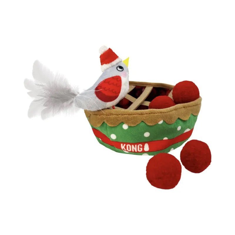 KONG® Holiday Puzzlements Pie Catnip Puzzle Toy - CreatureLand