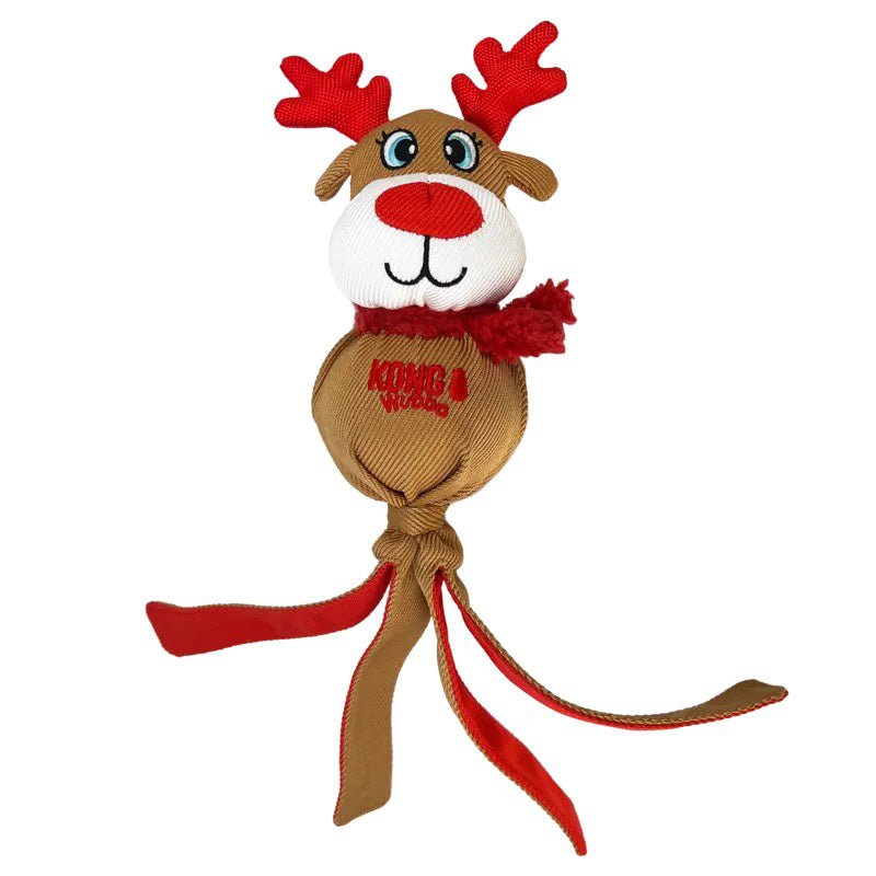 KONG® Holiday – Wubba Dog Toy (Assorted) - CreatureLand