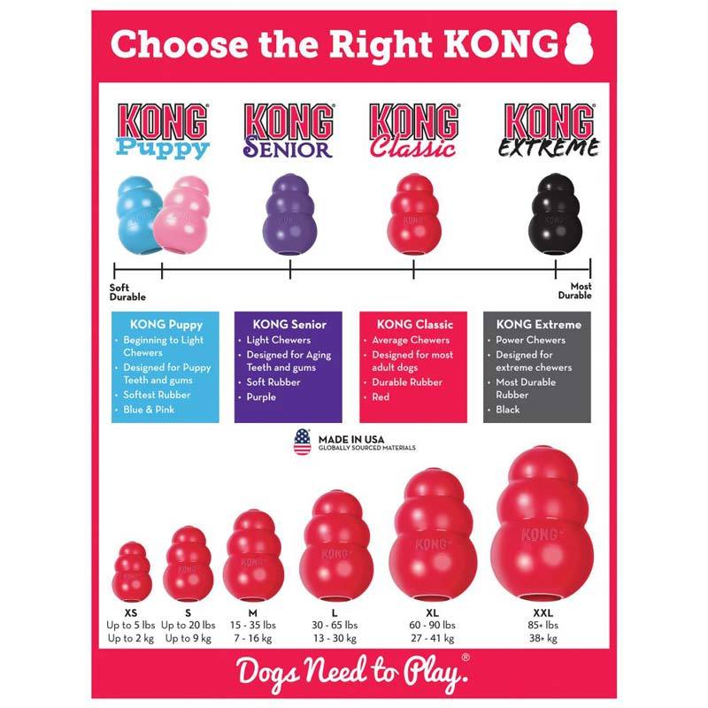 KONG® KONG® Classic Dog Toy (5 Sizes) - CreatureLand