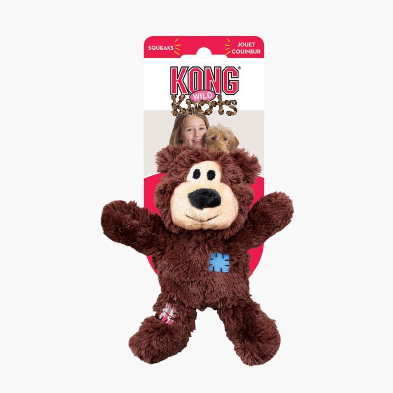 KONG® Wild Knots Bears Dog Toy (3 Colours) - CreatureLand