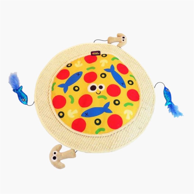 Mad Cat Mad Cat® Pizza Purrty Large 18'' Play Mat - CreatureLand