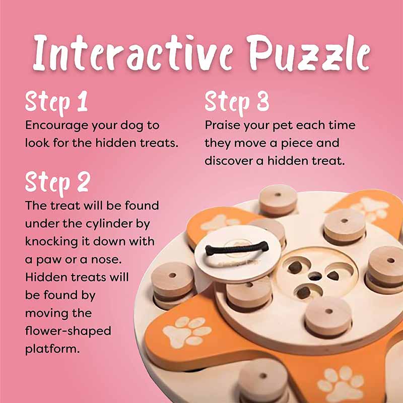 My Intelligent Pets Interactive Puzzle Game - Dog's Flower - CreatureLand