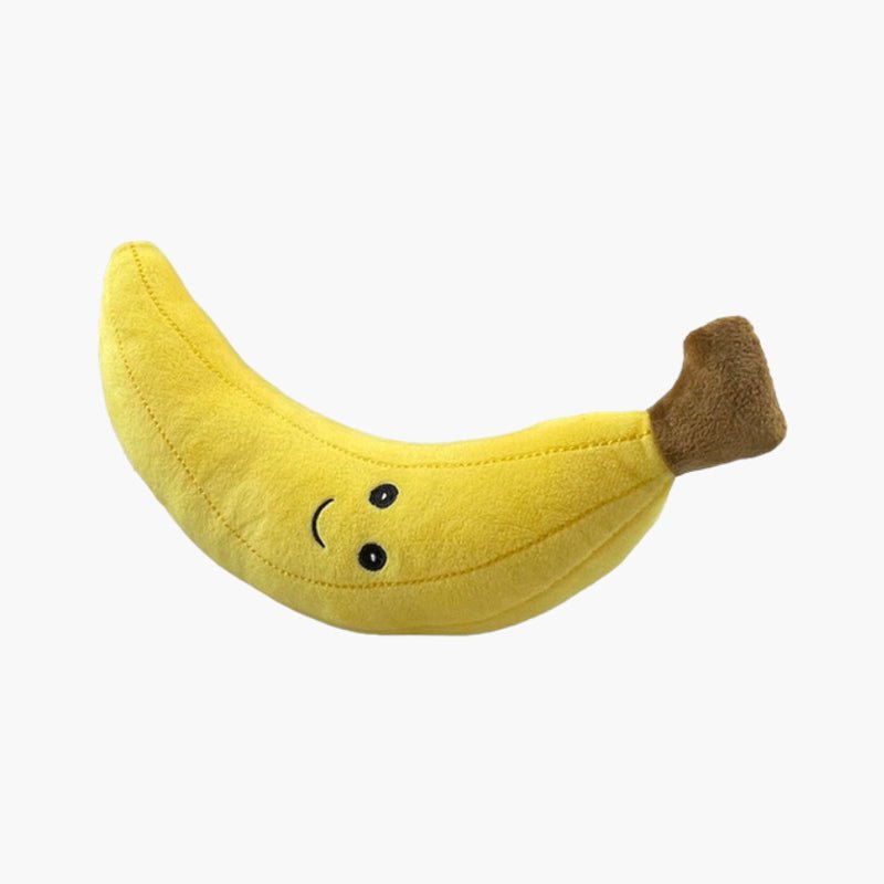 NANDOG™ Super Soft Luxe Plush Squeaker Toy | Banana - CreatureLand