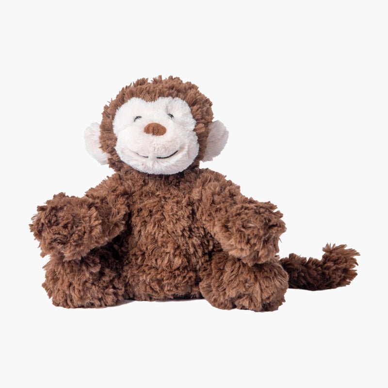 NANDOG™ Super Soft Luxe Plush Squeaker Toy | Brown Monkey - CreatureLand