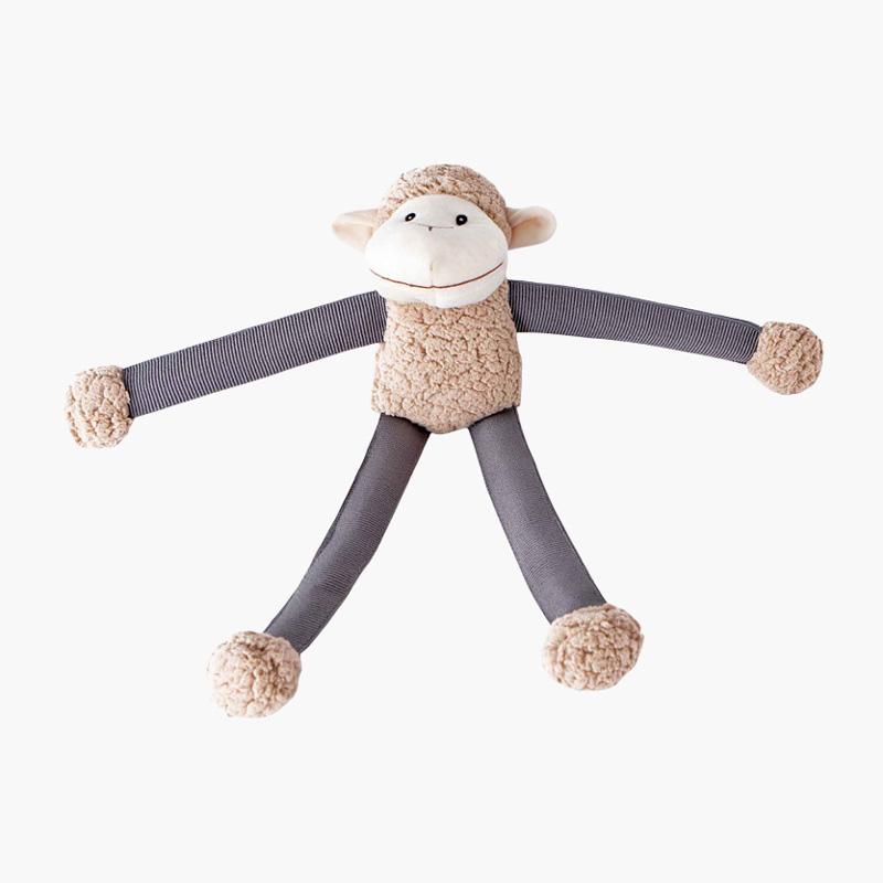 NANDOG™ Super Soft Luxe Plush Squeaker Toy | Bungee Sheep - CreatureLand