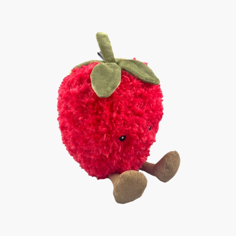 NANDOG™ Super Soft Luxe Plush Squeaker Toy | Strawberry - CreatureLand