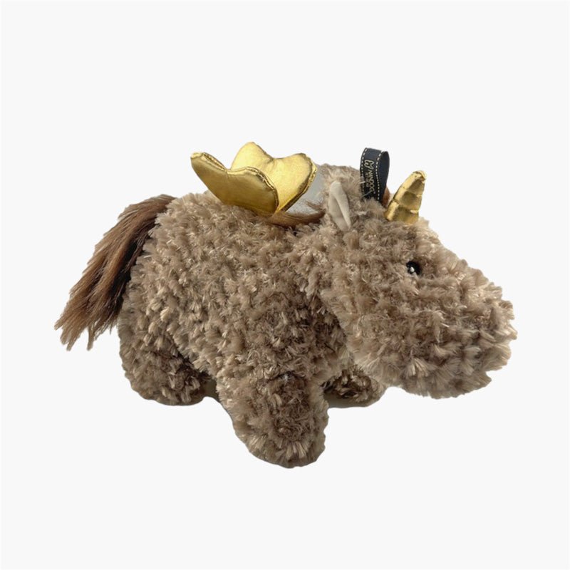 NANDOG™ Super Soft Luxe Plush Squeaker Toy | Unicorn Cow - CreatureLand