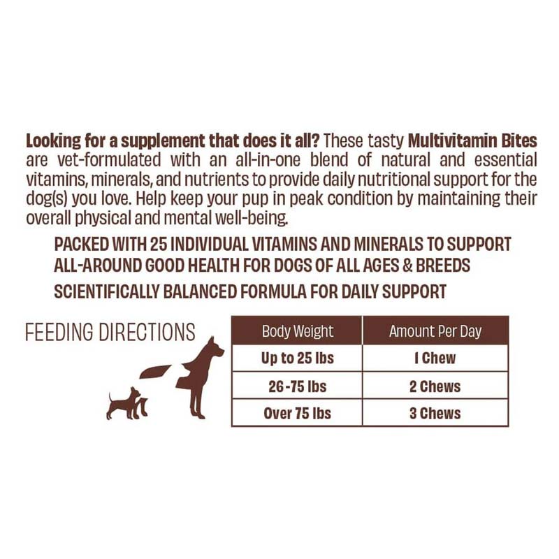 Natural Dog Company Multivitamin Supplement (90 Chews) - CreatureLand