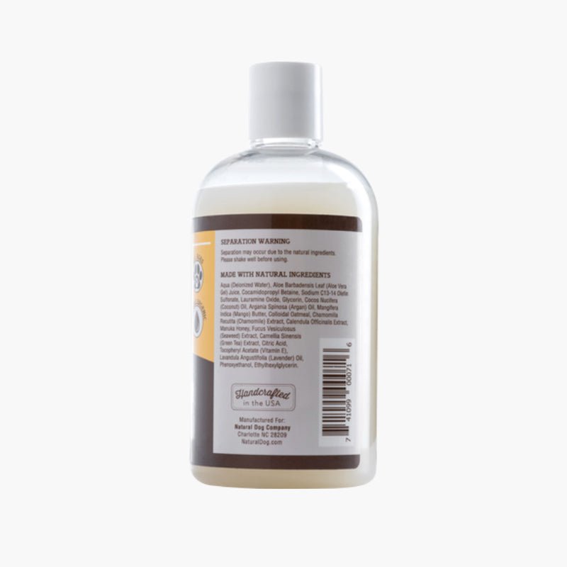 Natural Dog Company Sensitive Skin Oatmeal Dog Shampoo - 12oz - CreatureLand