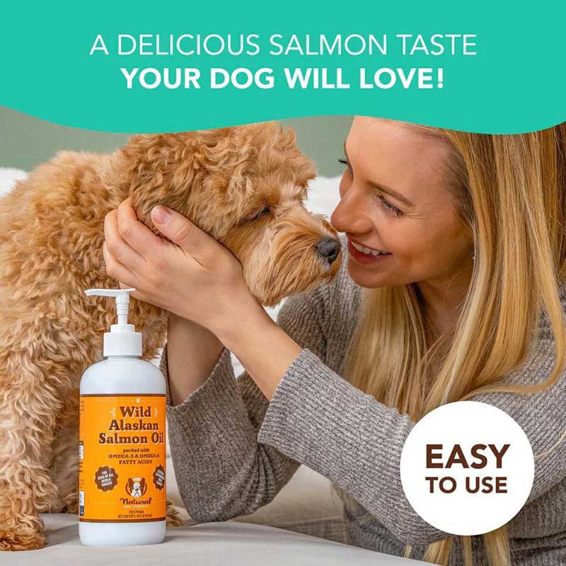 Natural Dog Company Wild Alaskan Salmon Oil (2 Sizes) - CreatureLand