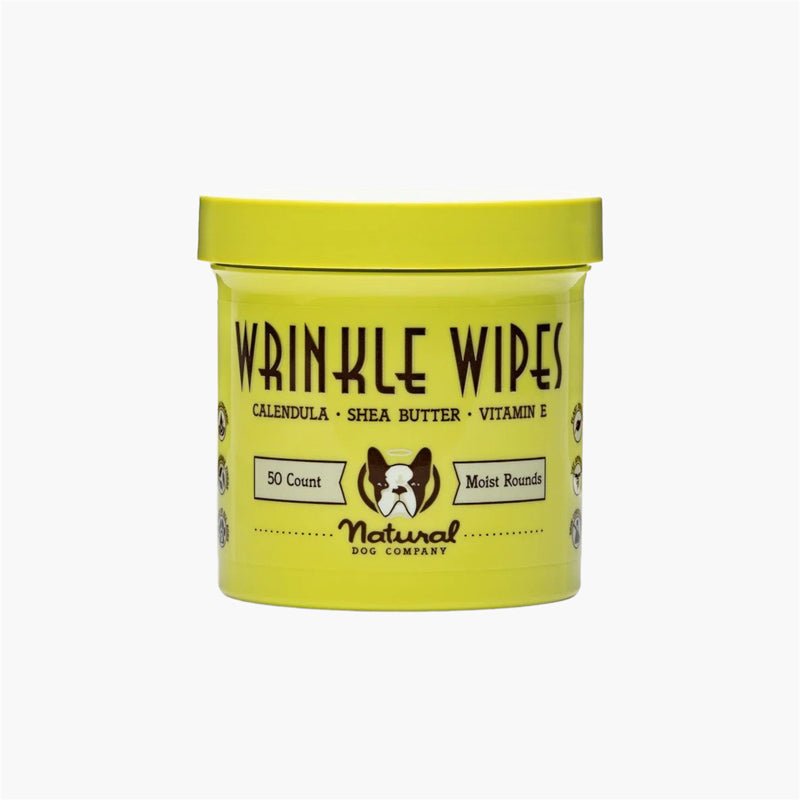 Natural Dog Company Wrinkle Wipes (50 Sheets) - CreatureLand