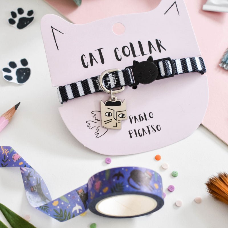 Niaski Pablo Picatso Artist Cat Collar - CreatureLand