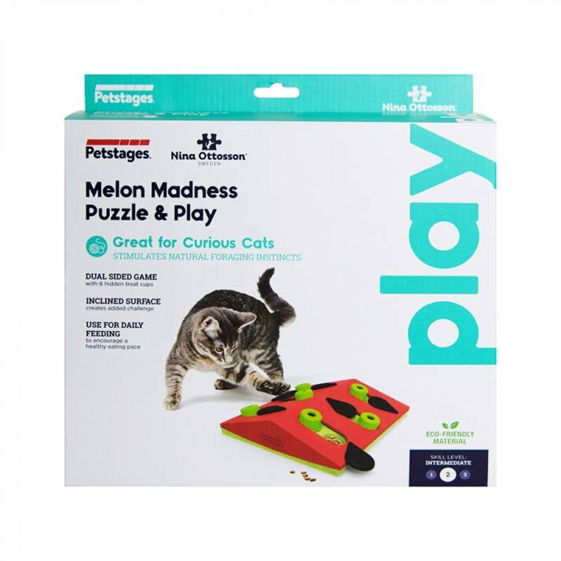 Nina Ottosson Melon Madness Cat Puzzle Game - CreatureLand