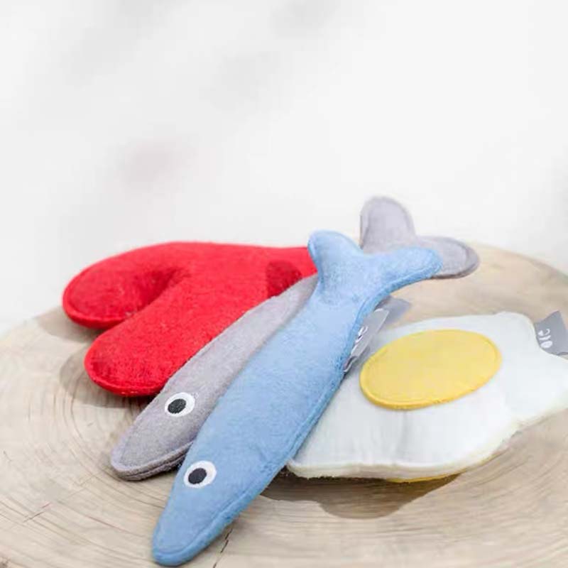 OCE Blue Fish Catnip Toy - CreatureLand