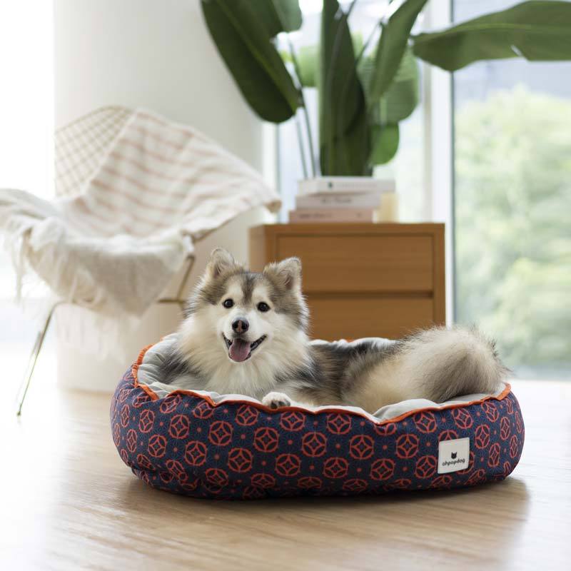 Ohpopdog Baba Navy 150 Reversible Pet Bed - CreatureLand