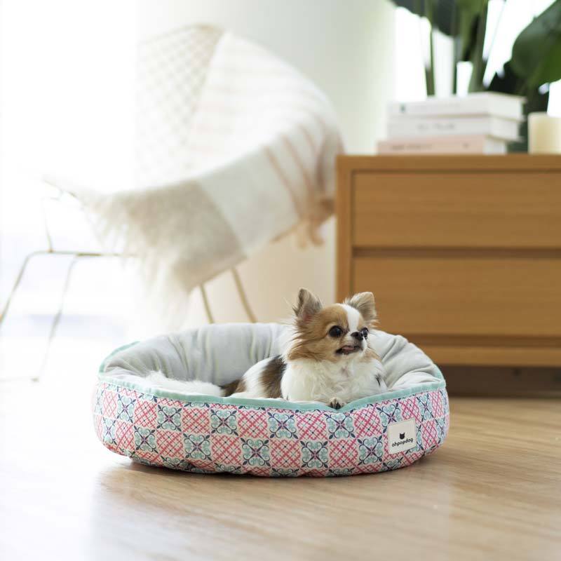 Ohpopdog Bibik Pink 14 Reversible Pet Bed - CreatureLand