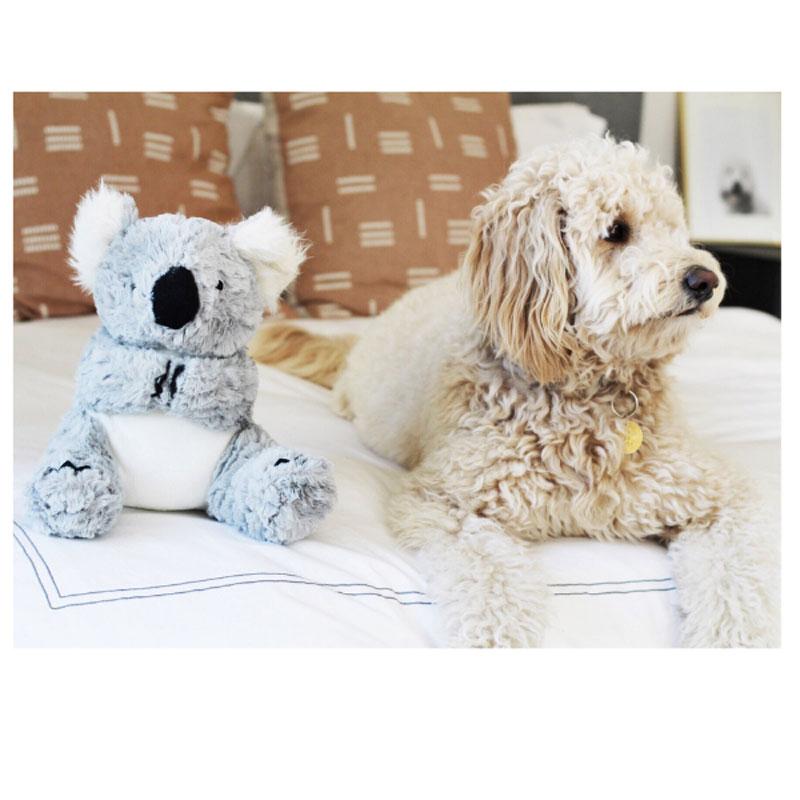 Patchwork Pet Pastel Koala Plush Dog Toy - CreatureLand