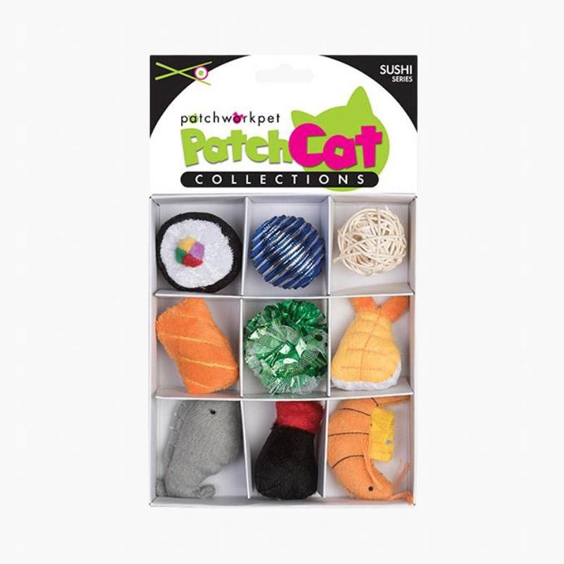 Patchwork Pet Sushi Box Set- Cat Toy - CreatureLand