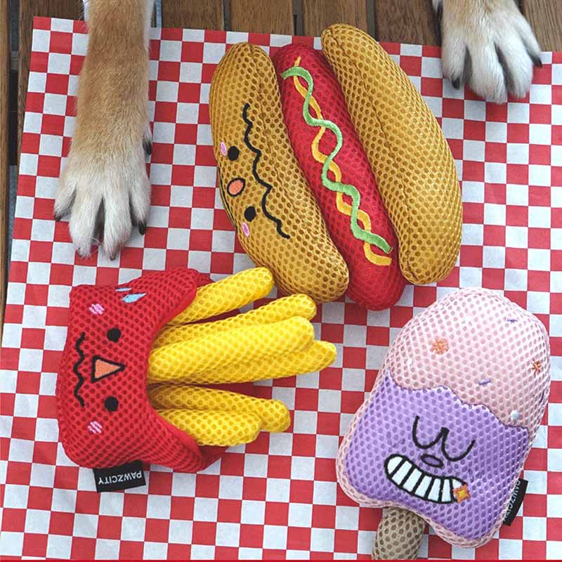 Pawzcity La Fiesta - Awkward French Fries Nose Work Dog Toy - CreatureLand