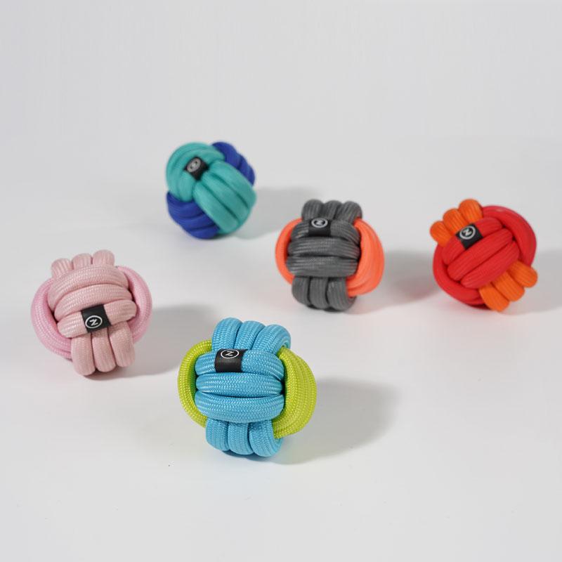 Pawzcity Neon City Rope Ball Dog Toy (5 Colours) - CreatureLand