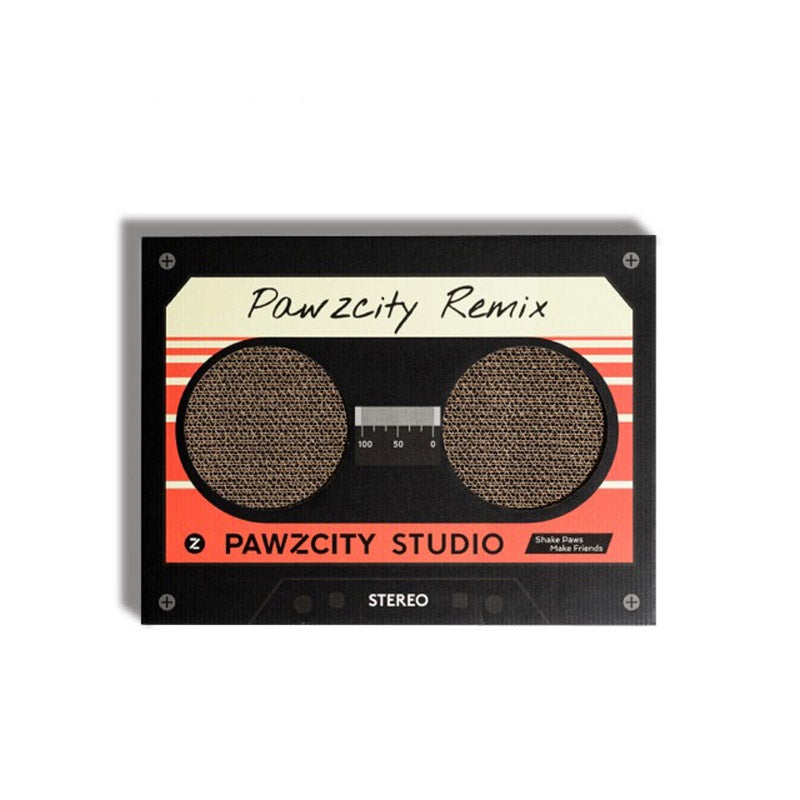 Pawzcity Vintage Cassette Cat Scratcher (4 Colours) - CreatureLand