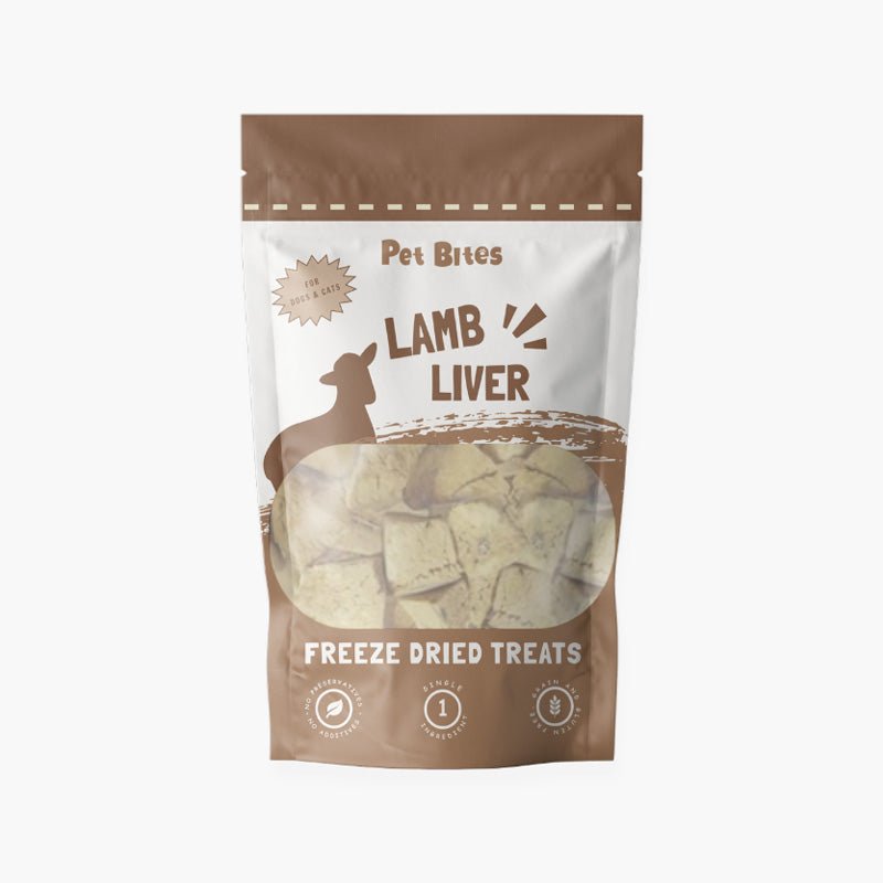 Pet Bites Freeze Dried Lamb Liver (79g) - CreatureLand