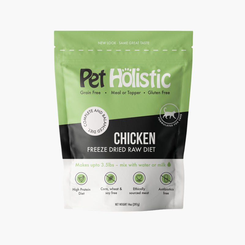 Pet Holistic Freeze Dried Raw Cat Food - Chicken (14oz) - CreatureLand