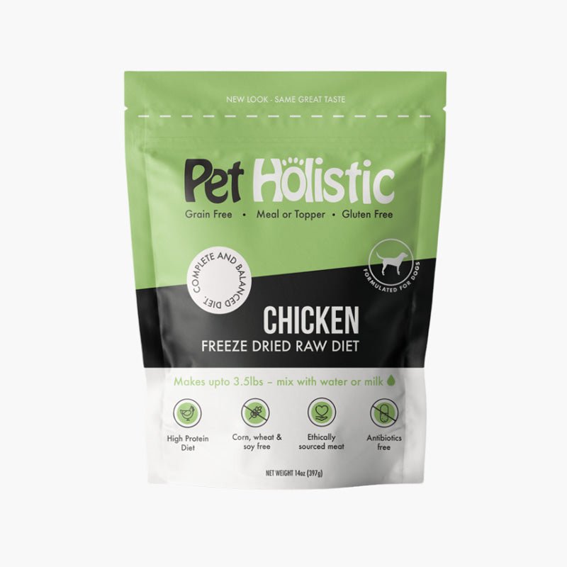Pet Holistic Freeze Dried Raw Dog Food - Chicken (14oz) - CreatureLand