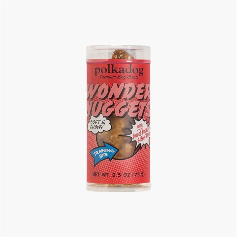 Polkadog Wonder Nuggets Mini Tube Dog Treats - Sweet Potato & Beef Liver (2.5oz) - CreatureLand