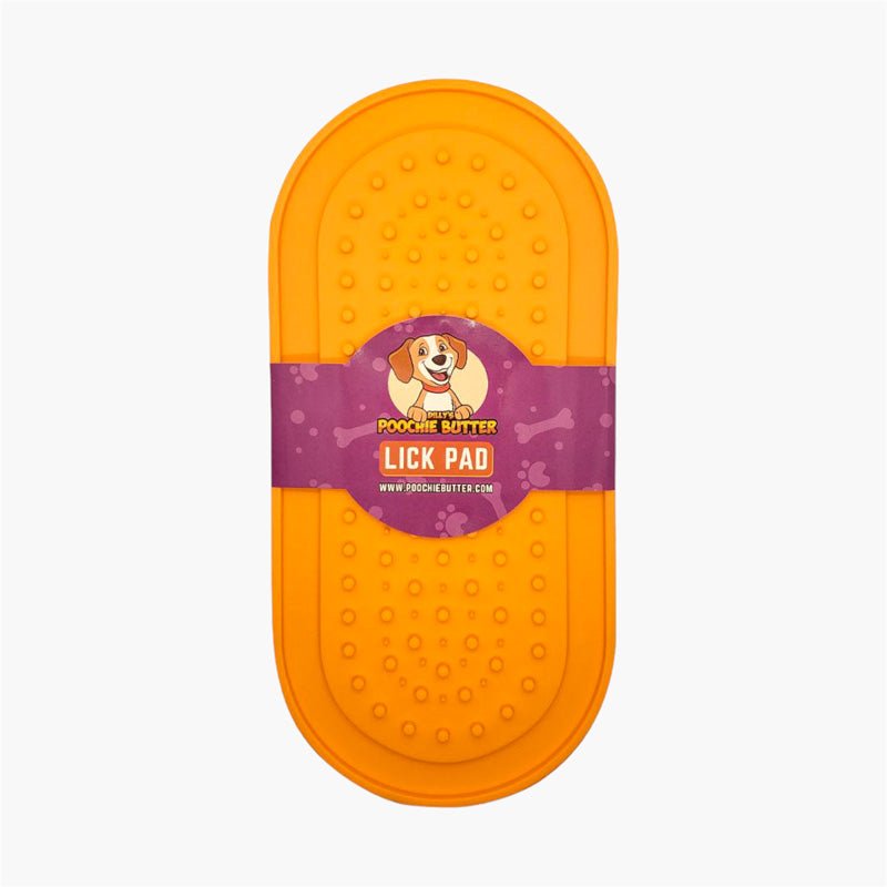 Poochie Butter Oval Lick Pad with Suction Cups - CreatureLand