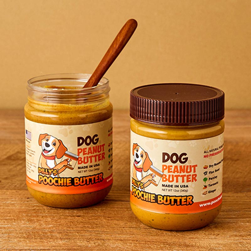 Poochie Butter Peanut Butter Spread (12oz Jar) - CreatureLand