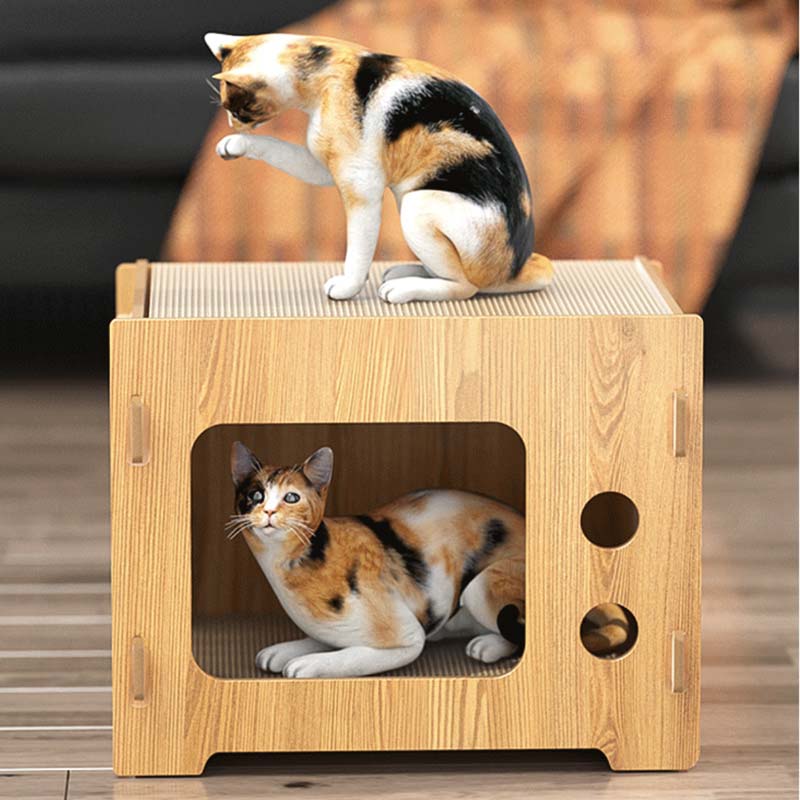 Popocola Duplex Cat Scratching Nest - CreatureLand