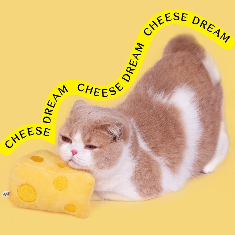 PurLab Cheese Catnip Toy - CreatureLand