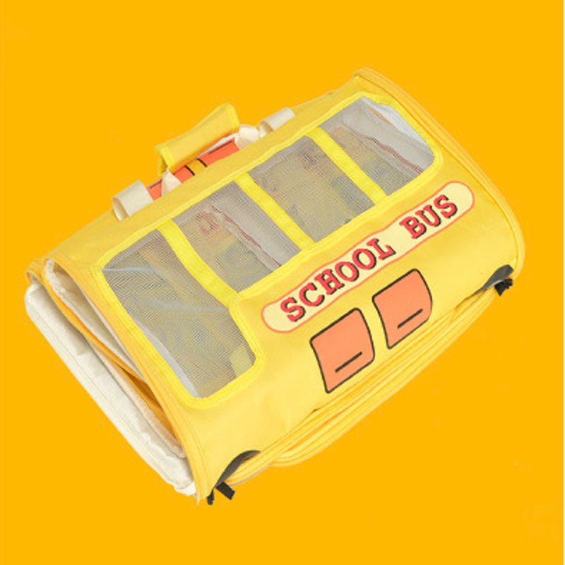 PurLab School Bus Pet Carrier Trolley - CreatureLand