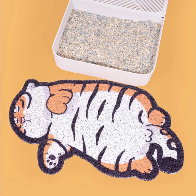 PurLab Sleepy Tiger Litter Mat - CreatureLand
