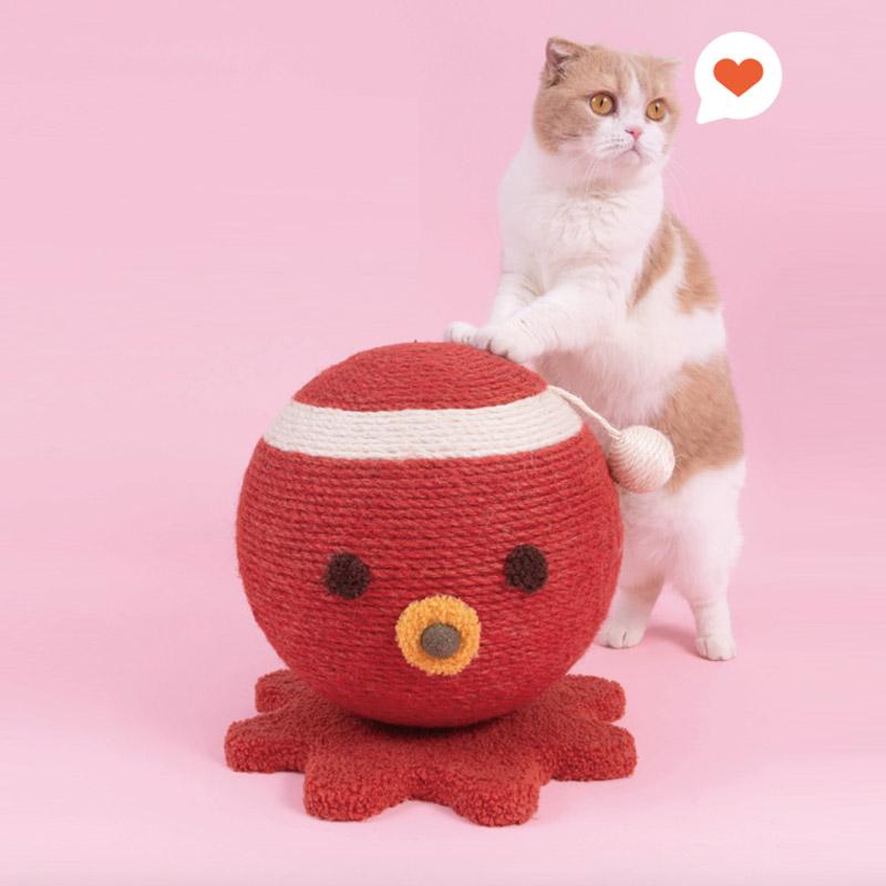 PurLab Takoyaki Cat Scratcher Ball - CreatureLand