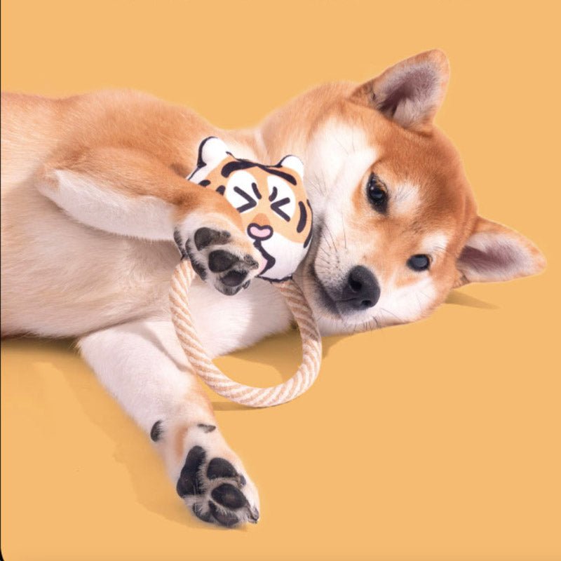 PurLab Tiger Dog Rope Toy (2 Designs) - CreatureLand