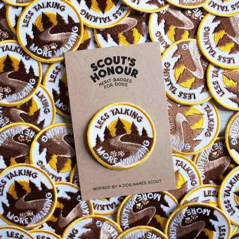Scout's Honour Less Talking More Walking Merit Badge - CreatureLand