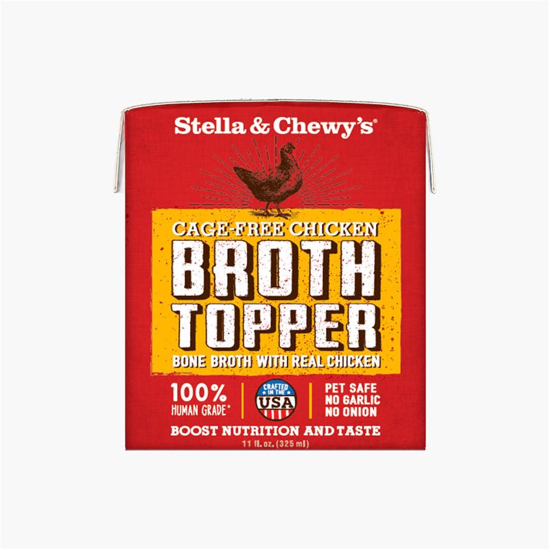 Stella & Chewy's Broth Topper | Cage-Free Chicken (11 fl oz) - CreatureLand