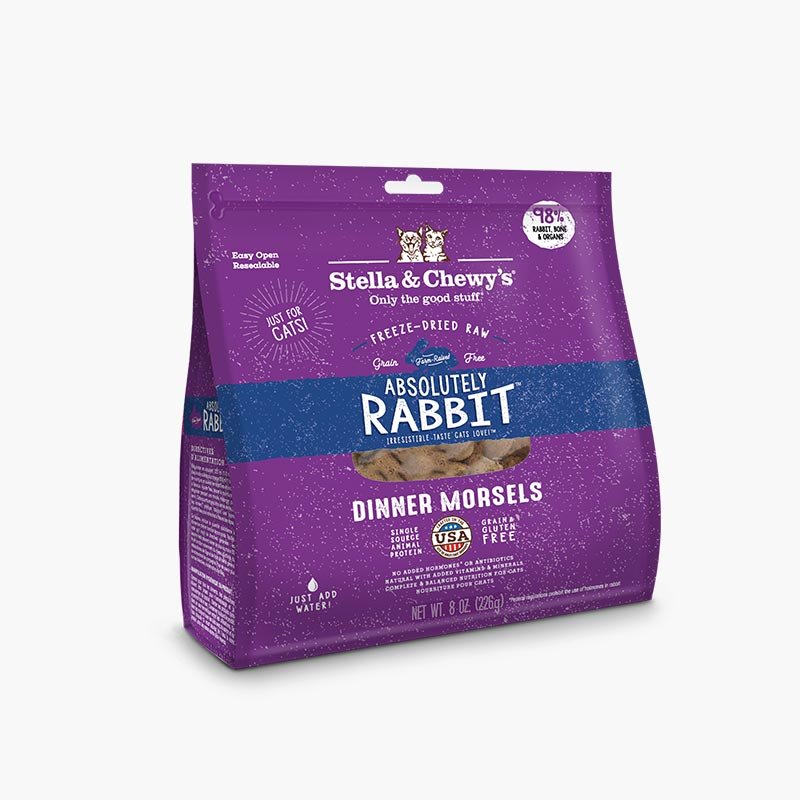 Stella & Chewy's Freeze Dried Dinner Morsels - Absolute Rabbit - CreatureLand