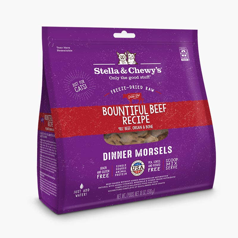 Stella & Chewy's Freeze Dried Dinner Morsels - Bountiful Beef (2 Sizes) - CreatureLand