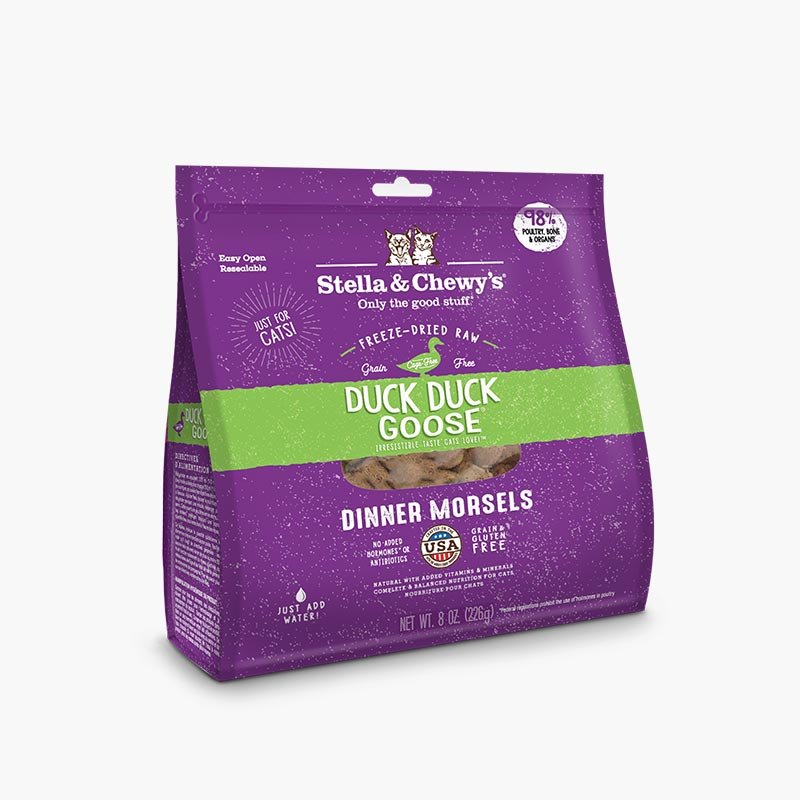 Stella & Chewy's Freeze Dried Dinner Morsels - Duck Duck Goose (2 Sizes) - CreatureLand
