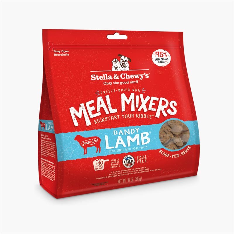 Stella & Chewy's Freeze-Dried Meal Mixers | Dandy Lamb (18oz) - CreatureLand