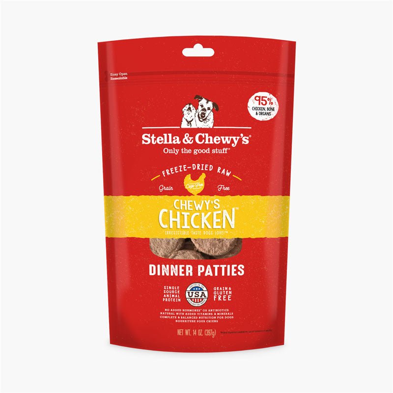 Stella & Chewy's Freeze-Dried Raw Dinner Patties | Chewy’s Chicken (2 Sizes) - CreatureLand