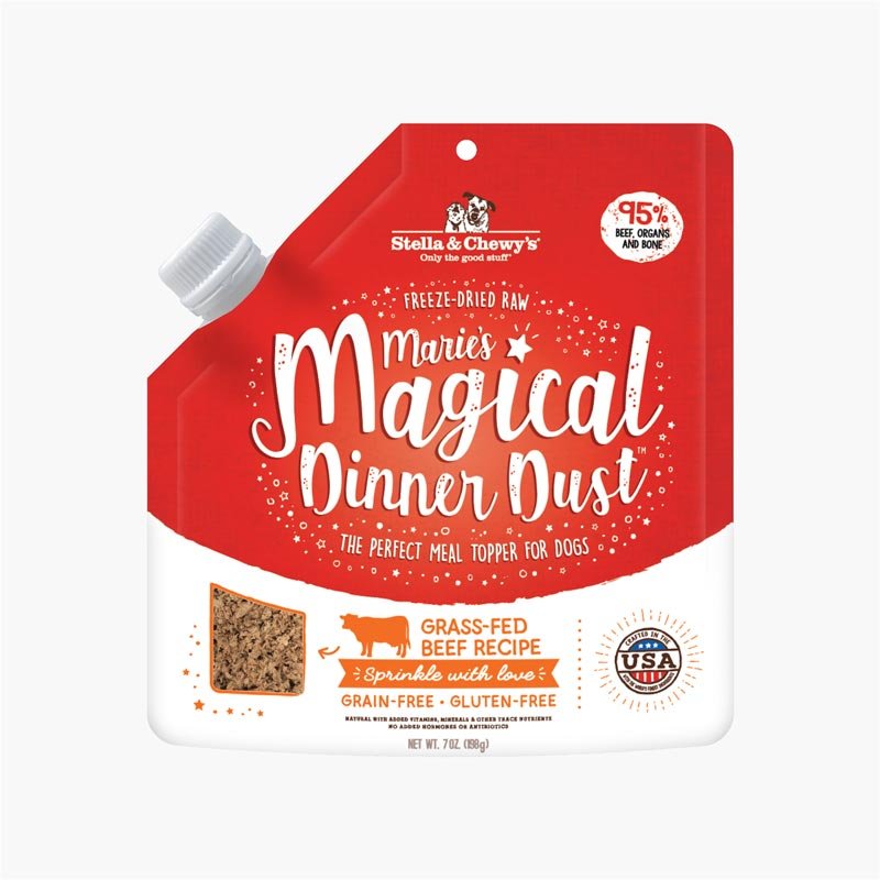 Stella & Chewy's Marie’s Magical Dinner Dust | Beef Freeze-Dried Dog Food Topper (7oz) - CreatureLand