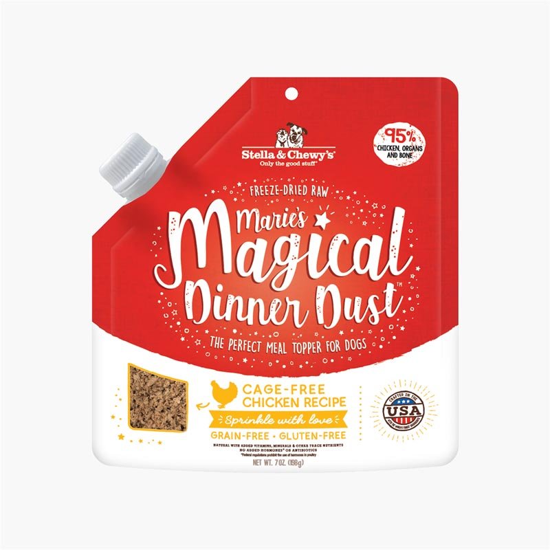 Stella & Chewy's Marie’s Magical Dinner Dust | Chicken Freeze-Dried Dog Food Topper (7oz) - CreatureLand